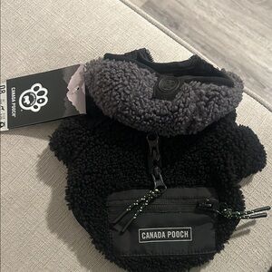 Canada Pooch Black and Gray Dog Jacket